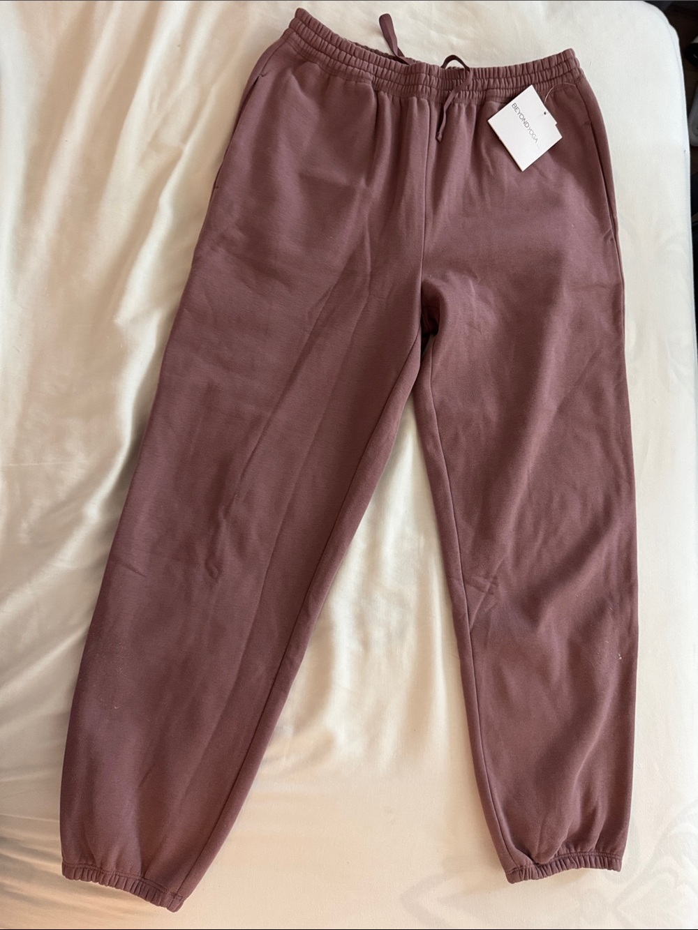 Beyond Yoga Mauve Track Joggers